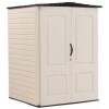 4 ft. 4 in. x 4 ft. 8 in. W Medium Vertical Resin Storage Shed