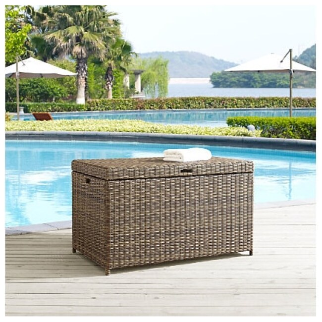 Bradenton Outdoor Wicker Storage Bin