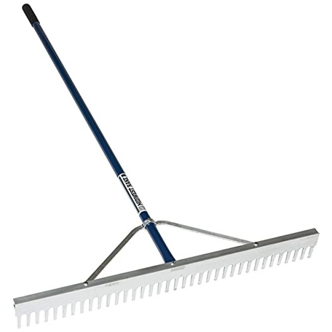 Midwest 10036 Aluminum Landscape Rake, 36-Inch , BLACK