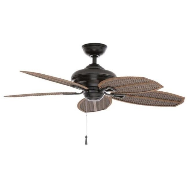 Palm Beach II 48 in. Indoor/Outdoor Natural Iron Ceiling Fan