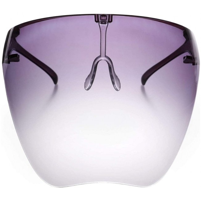 Unisex Clear Full Face Shield with Glasses, Anti Fog Goggle Sunglasses Fashion Tinted Lens Eyewear Eye Shield Protection