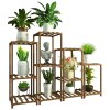 4 Plant Stands Combo Indoor Outdoor Plants Stands for Living Room Balcony Garden