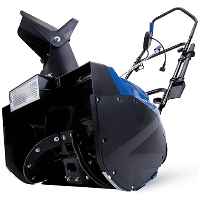 Snow Joe SJ623E Electric Single Stage Snow Thrower | 18-Inch | 15 Amp Motor | Headlights