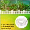 7.32m /24FT Garden Border Fencing Fence Panels Outdoor Landscape Decor Edging Yard 12 Pack