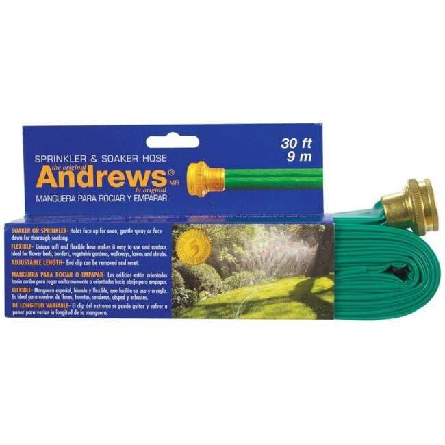 Andrews 10-12346 Gentle Soaker, Vinyl, Green, 30 feet - Single