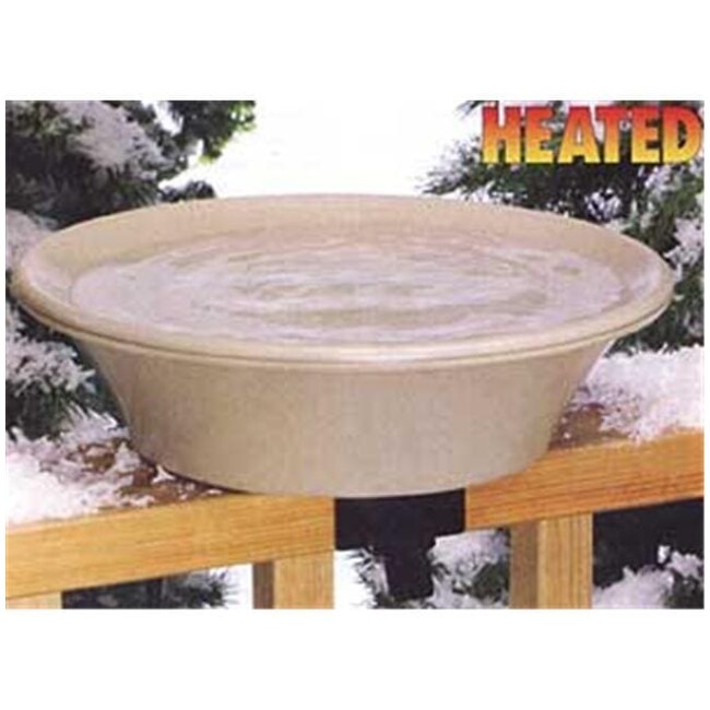 API 14" Heated Bird Bath with EZ-Tilt Deck Mount