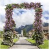 Costway Garden Wedding Rose Arch Pergola Archway Flowers Climbing
