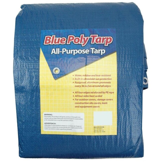 Sigman 10' x 20' Blue Tarp