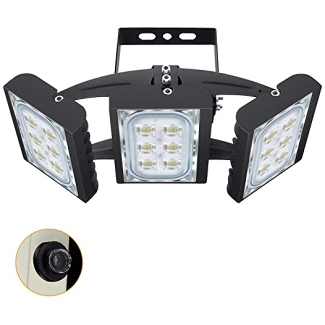 STASUN LED Flood Light Outdoor, 90W 8100lm Dusk to Dawn Outdoor Lighting, 6000K, OSRAM LED Chips, IP66 Waterproof Wide Lighting Angle LED Security...