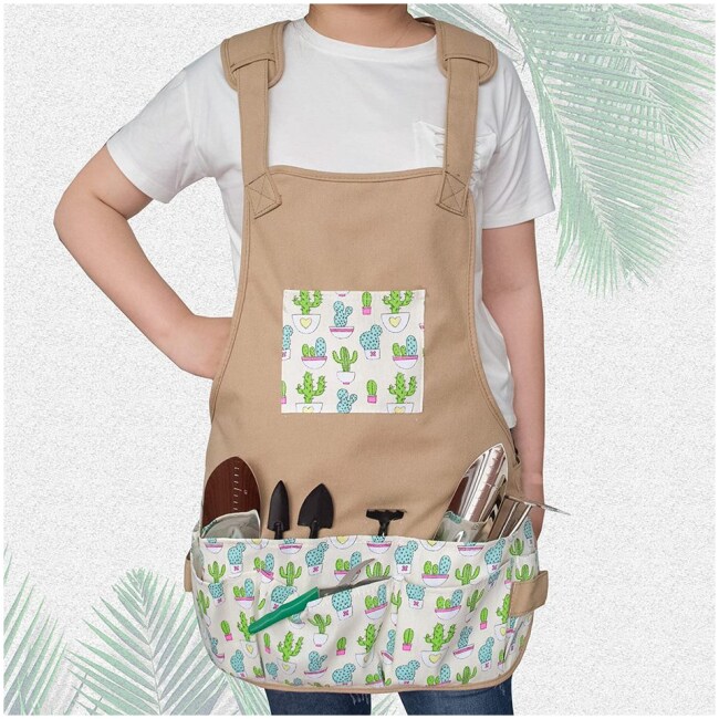 MYDAYS Garden Tool Apron, Work Aprons, Gardening Workers Apron