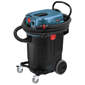 14 Gallon Corded Wet/Dry Dust Extractor Vacuum with Automatic Filter Clean and HEPA Filter