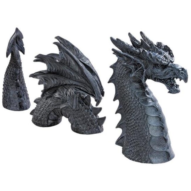 14.5 in. H The Dragon of Falkenberg Castle Moat Lawn Statue