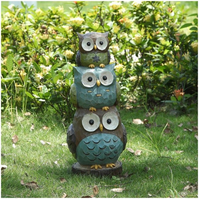 Stacking Owls Statue