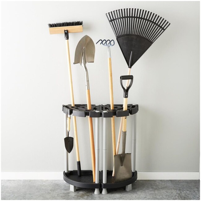 Corner Double Garden Tool Rack