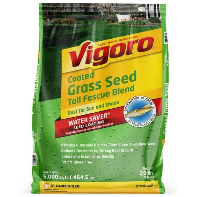 20 lbs. Tall Fescue Grass Seed Blend with Water Saver Seed Coating