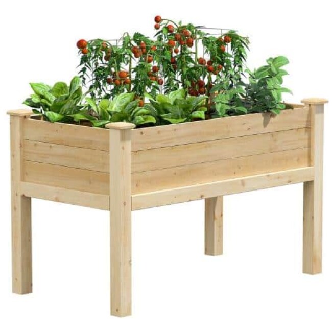 48 in. L x 24 in. W x 31 in. H Original Cedar Elevated Garden Bed