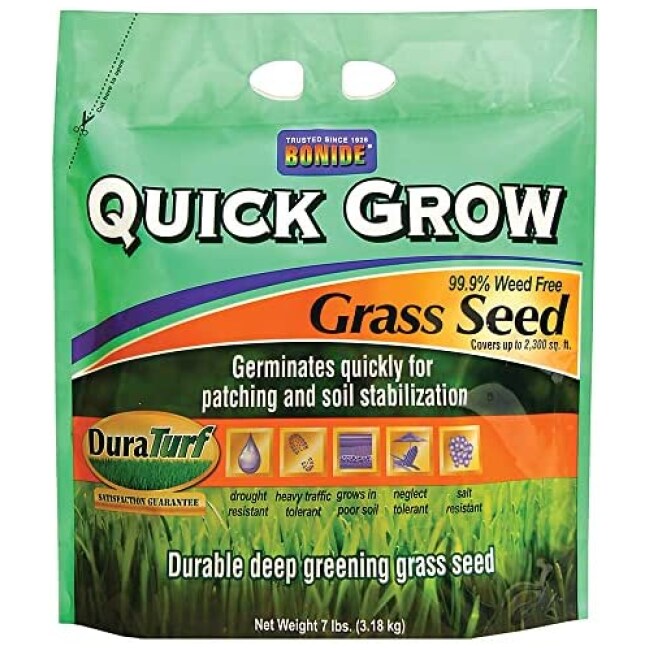 Bonide Quick Grow Grass Seed, 7 lbs