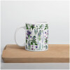 Ceramic Flower Mug. Coffee Mug. Printed Tea Mug