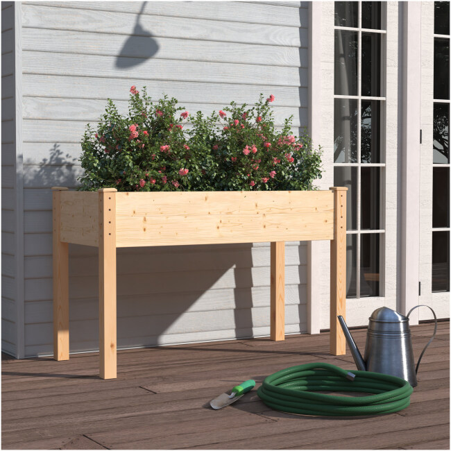 Childersburg Wood Elevated Planter