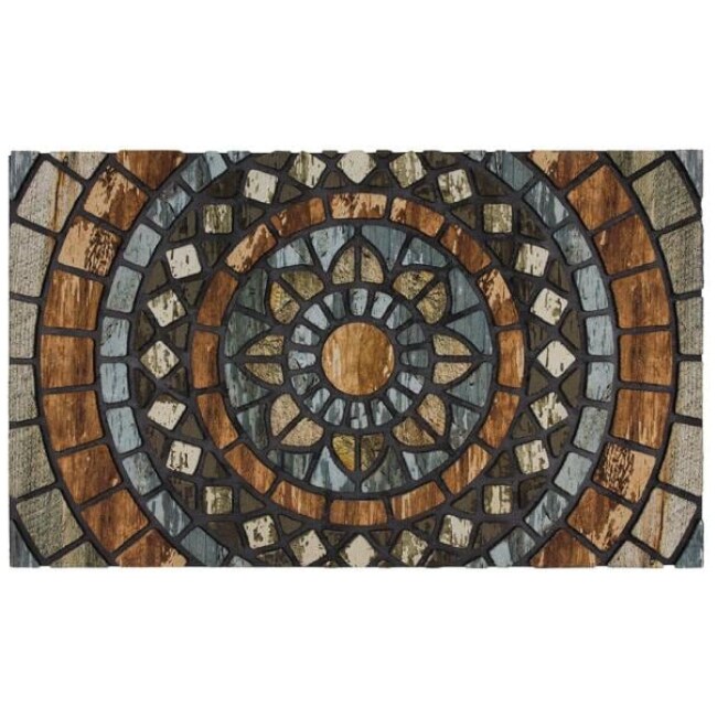 Circles 18 in. x 30 in. Door Mat