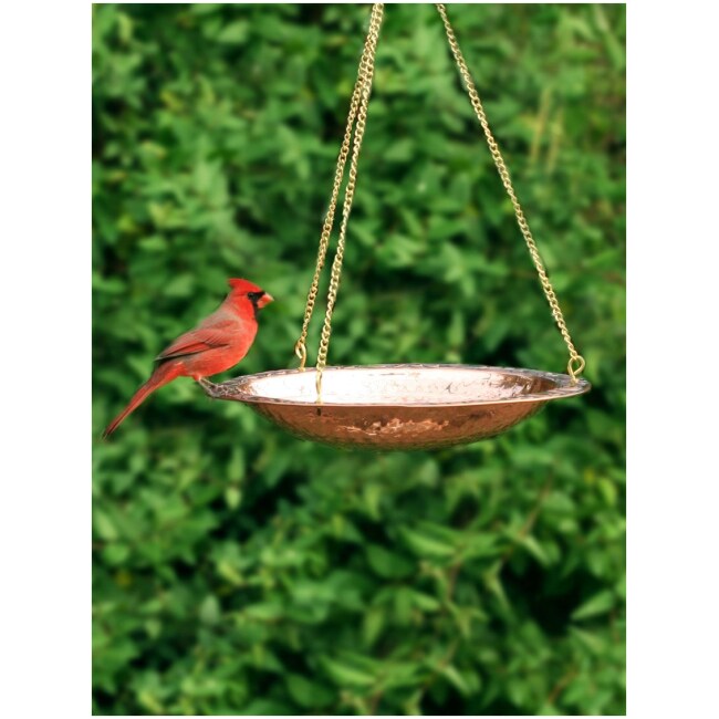 Copper Hanging Bird Bath