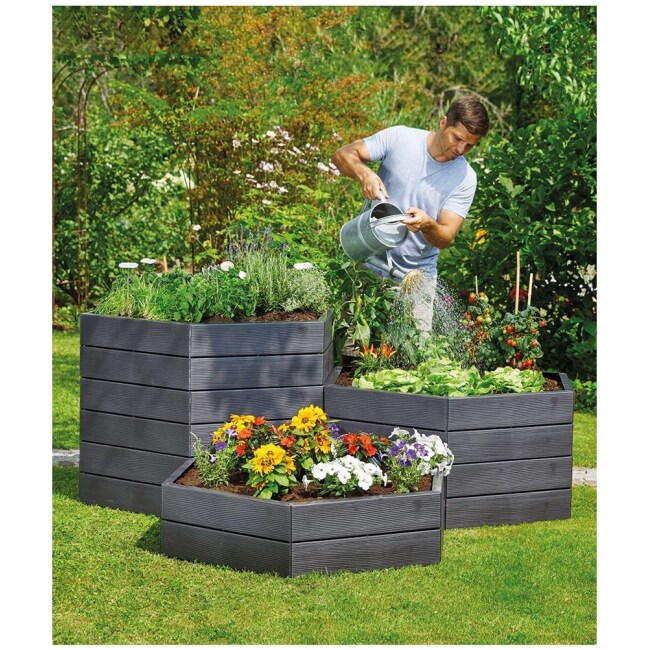 Hexagonal Raised Garden Bed Planter