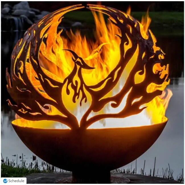 Phoenix Rising Fire Pit - Fuel Type: Propane | Natural Gas | Wood