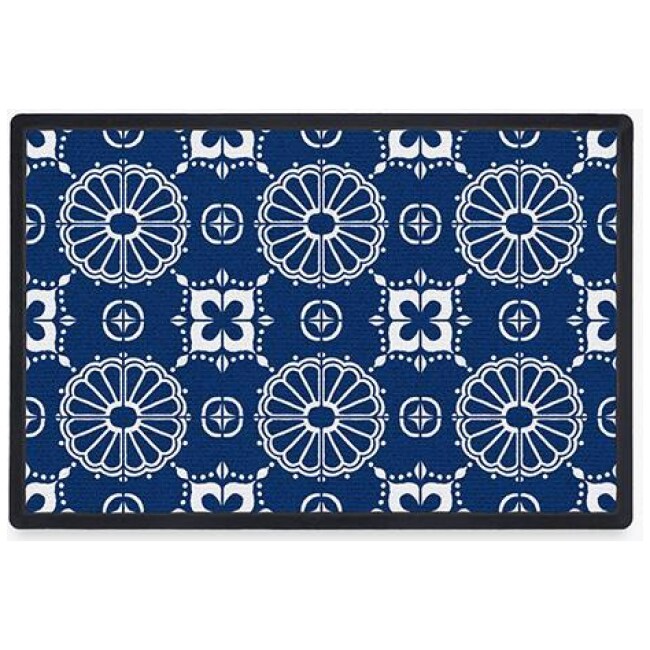 Marbella Delft Blue Doormat