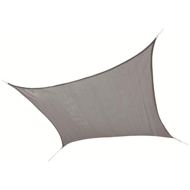 12 ft. x 12 ft. Stone Gray Square Shade Sail