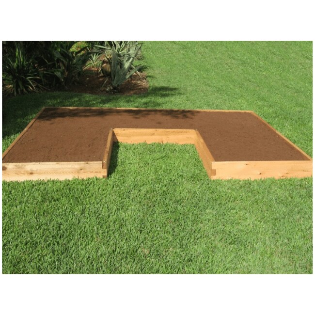 U Shaped Raised Garden Bed