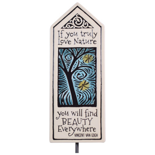 Ceramic Tile Garden Stake: Find Beauty Everywhere