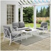 Crosley Kaplan 4 Piece Outdoor Conversation Set - Image 2