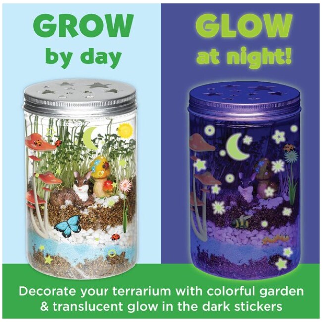 Creativity for Kids Grow N’ Glow Terrarium –Child Craft Activity for Boys and Girls - Image 3