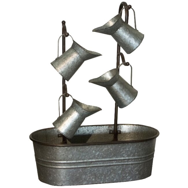 Metal Watering Can Fountain