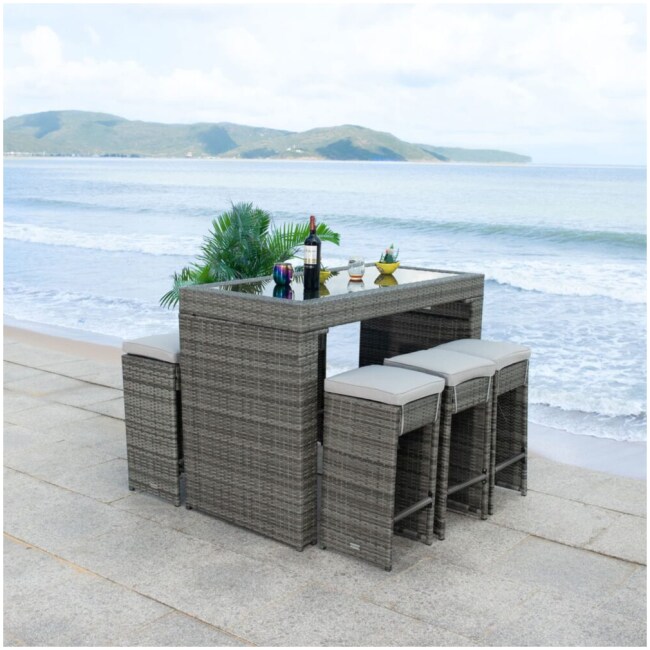 Akita Dining Set In Black - Image 2