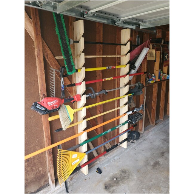 Yard tool Rack, Garden Tool Rack, Shed, gardening, tool storage, shed organizer, garden organizer, Tool storage, garden shed, house shelves