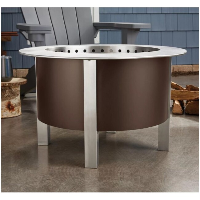 Member's Mark Smokeless Wood-Burning Fire Pit with 304 Stainless Steel Fire Bowl