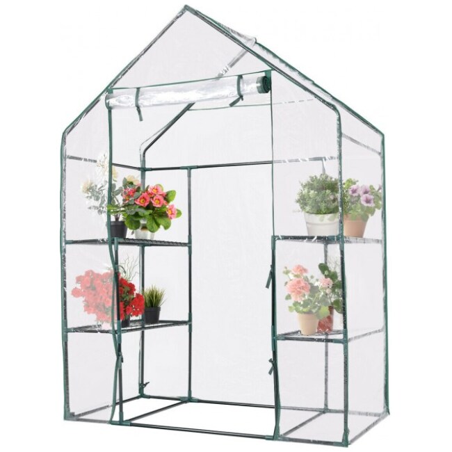 Portable Outdoor 4 Shelves Greenhouse - Image 2