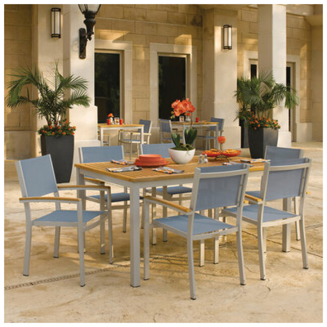 Travira 7-Piece Dining Set 63" Dining Table