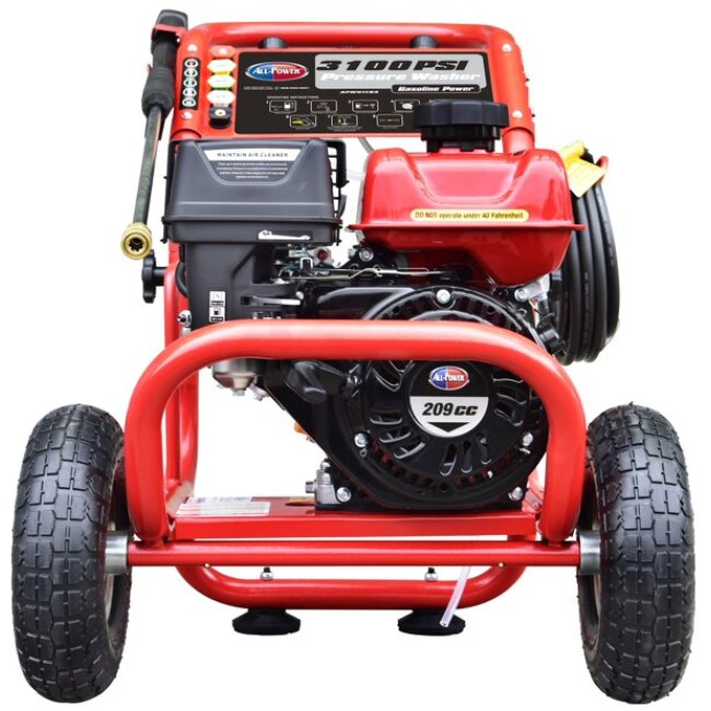 All Power America 3100 PSI, 2.6 GPM Gas Pressure Washer w/ 30 ft High Pressure Hose, C.A.R.B. Compliant, APW5118A