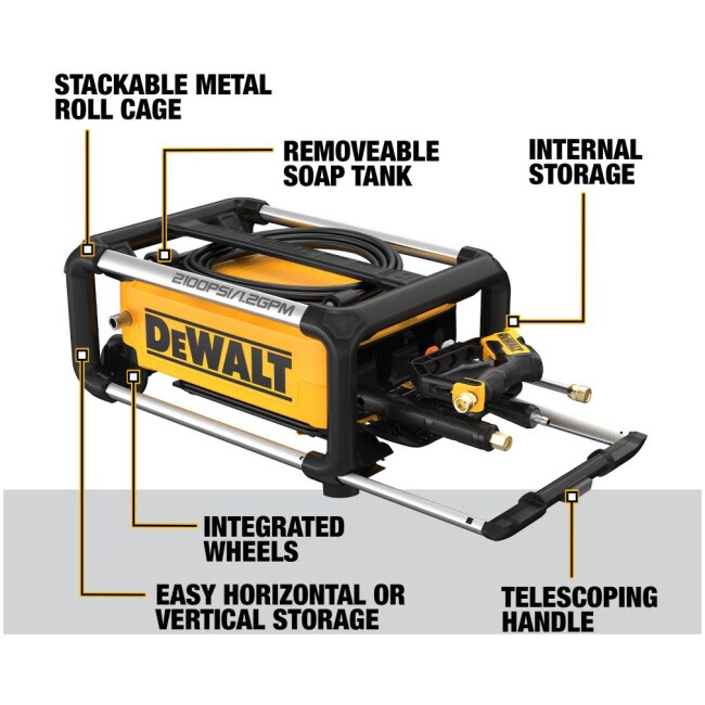 DEWALT Pressure Washer 2100PSI Electric Cold Water