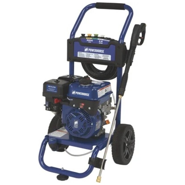 Powerhorse Gas Cold Water Pressure Washer — 2.6 GPM, 3200 PSI