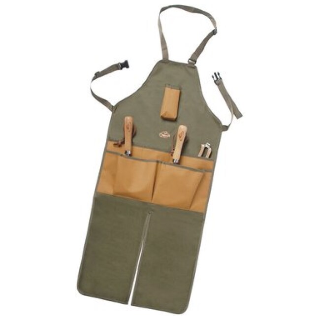 CANVAS GARDEN APRON WITH LEG COVERS