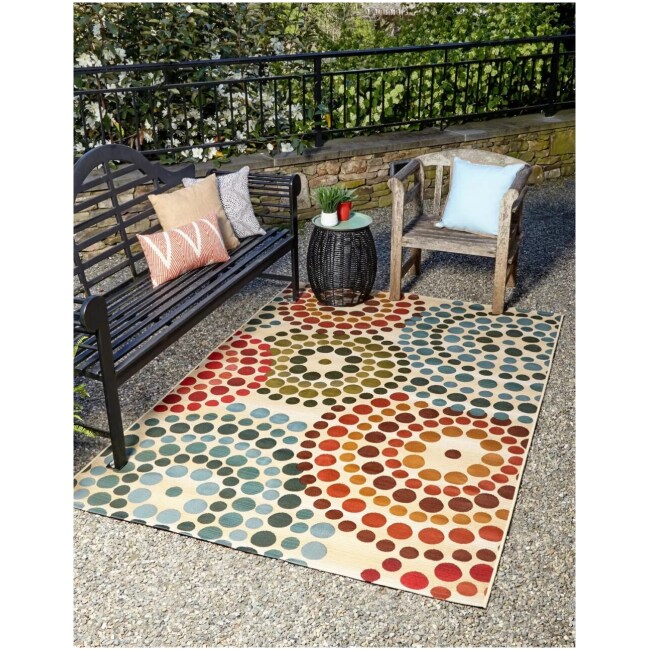 4' x 6' Outdoor Modern Rug