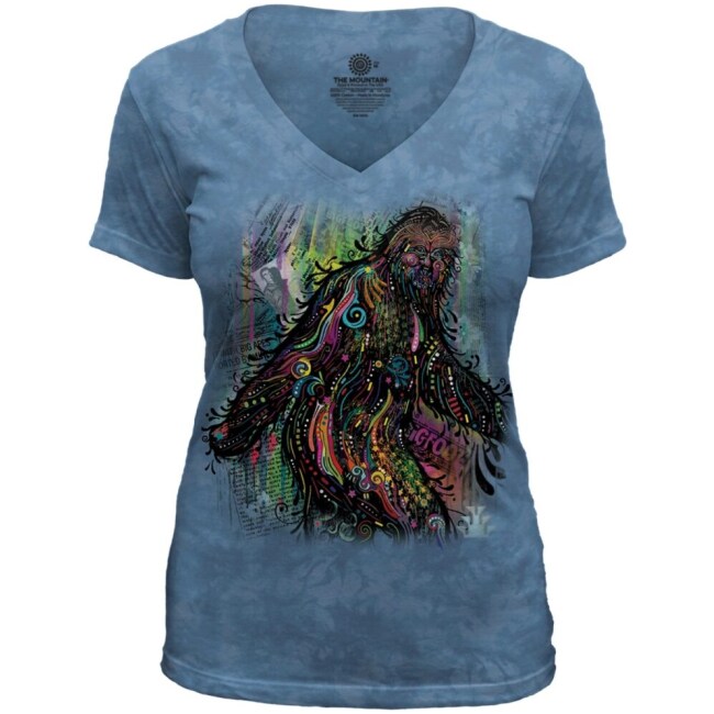 Russo Bigfoot Women's V-Neck Triblend Tee