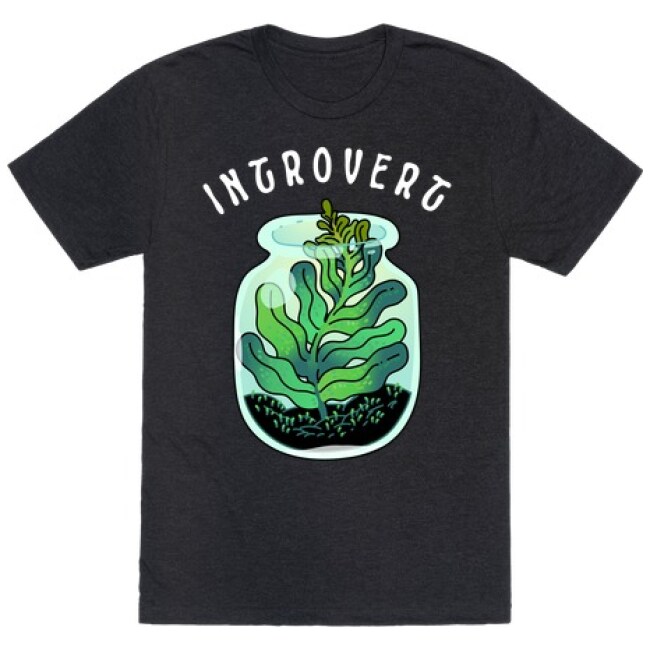 INTROVERT (PLANT IN A TERRARIUM) T-SHIRT