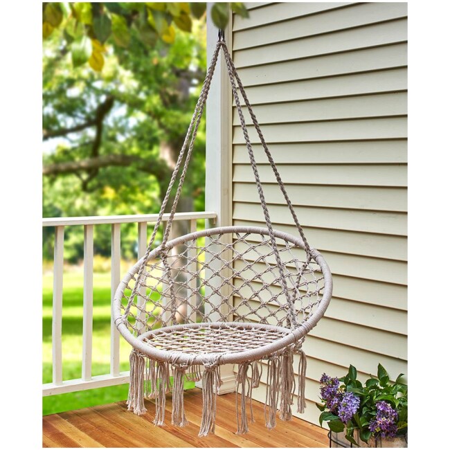 Macrame Indoor/Outdoor Hanging Chair