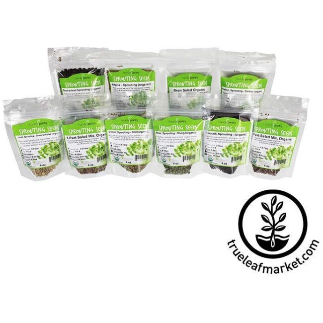 Sprouting Seed Assortment: Sprouting Seed Super Sampler