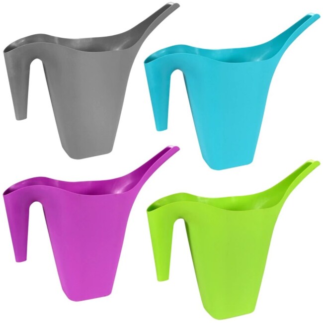 Colorful Plastic Watering Cans, 64 oz.