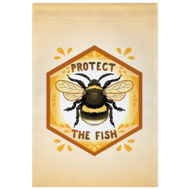 PROTECT THE FISH GARDEN FLAG